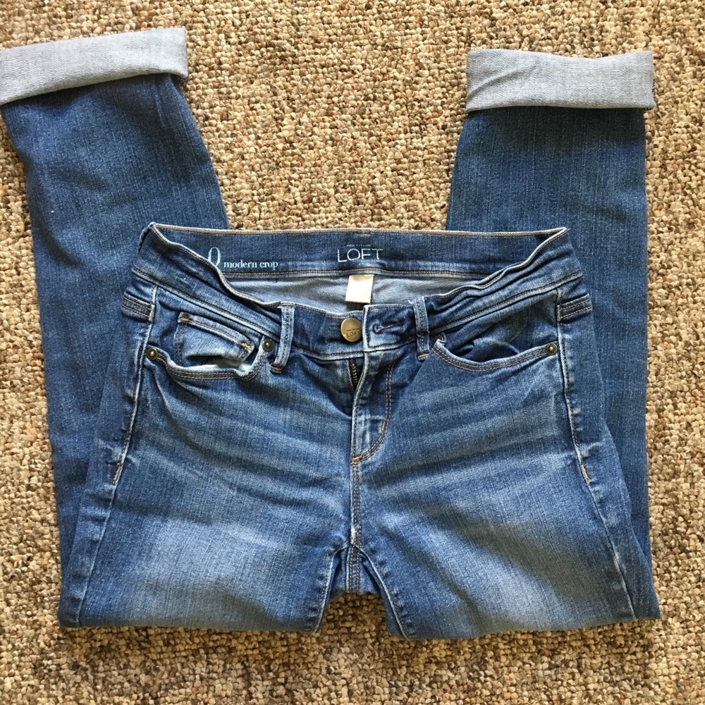 Loft Cropped Denim